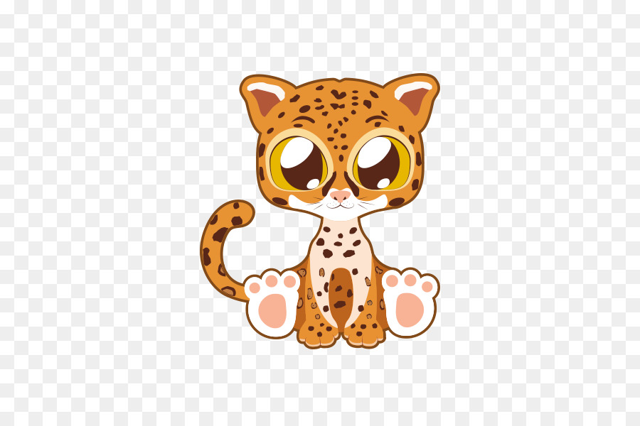 Lindo Leopardo，Dibujos Animados PNG