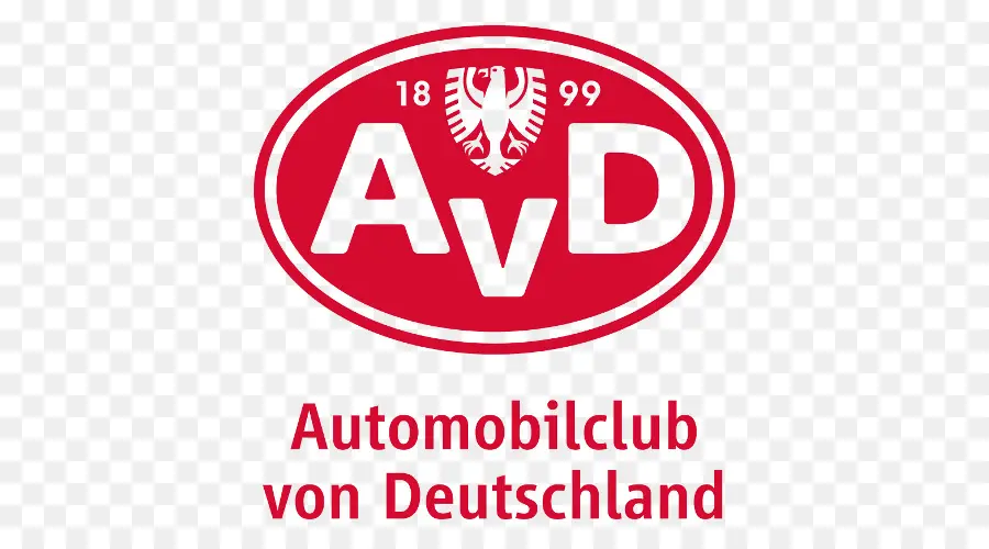 Logotipo Del Automobilclub Von Deutschland，Rojo PNG