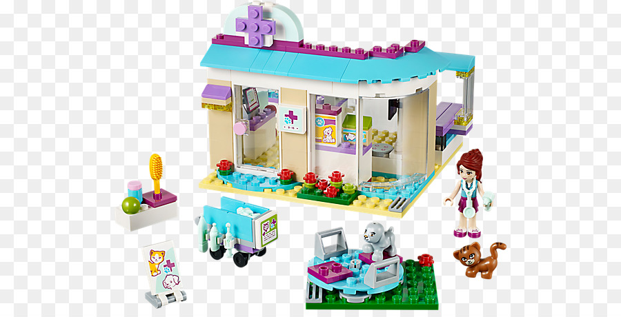 Lego 41085 Amigos Clínica Veterinaria，Lego 3188 Amigos Heartlake Veterinario PNG