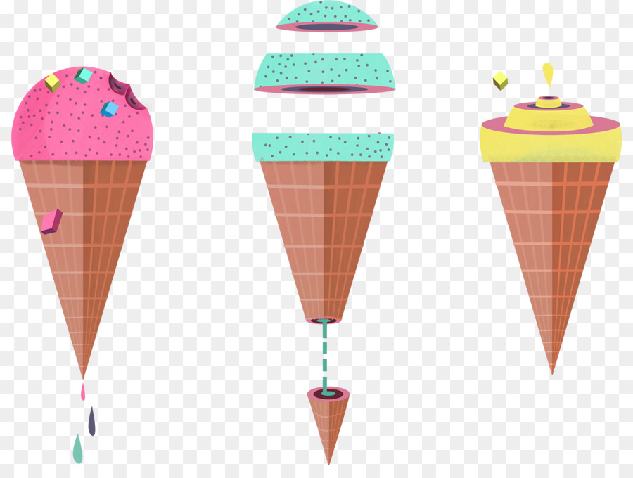 Helado，Conos De Helado PNG