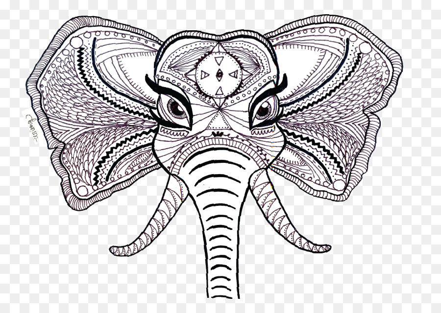 Elefante Colorido，Elefante PNG