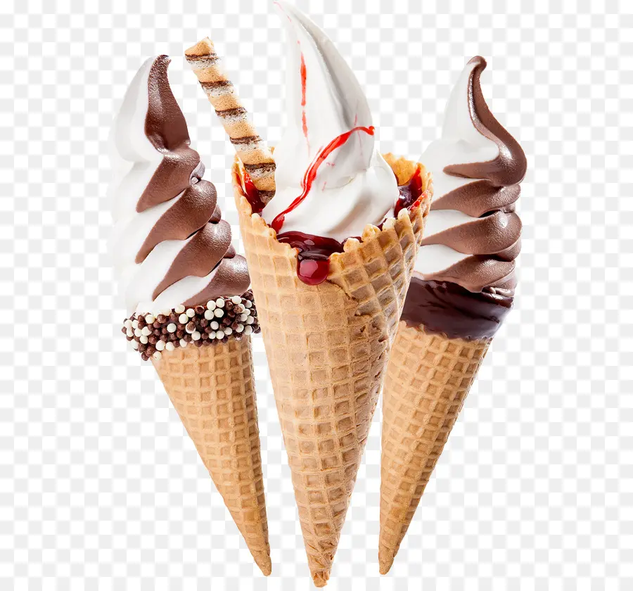 Conos De Helado，Helado PNG