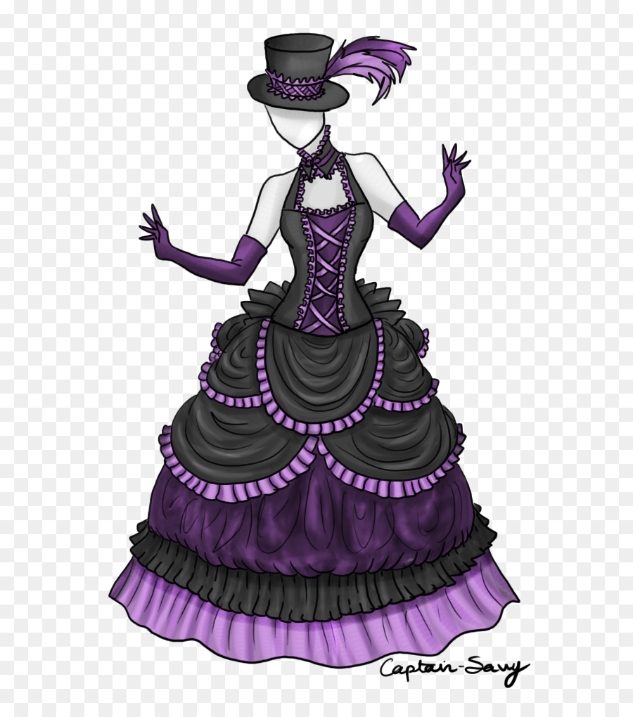 Vestido，Morado PNG