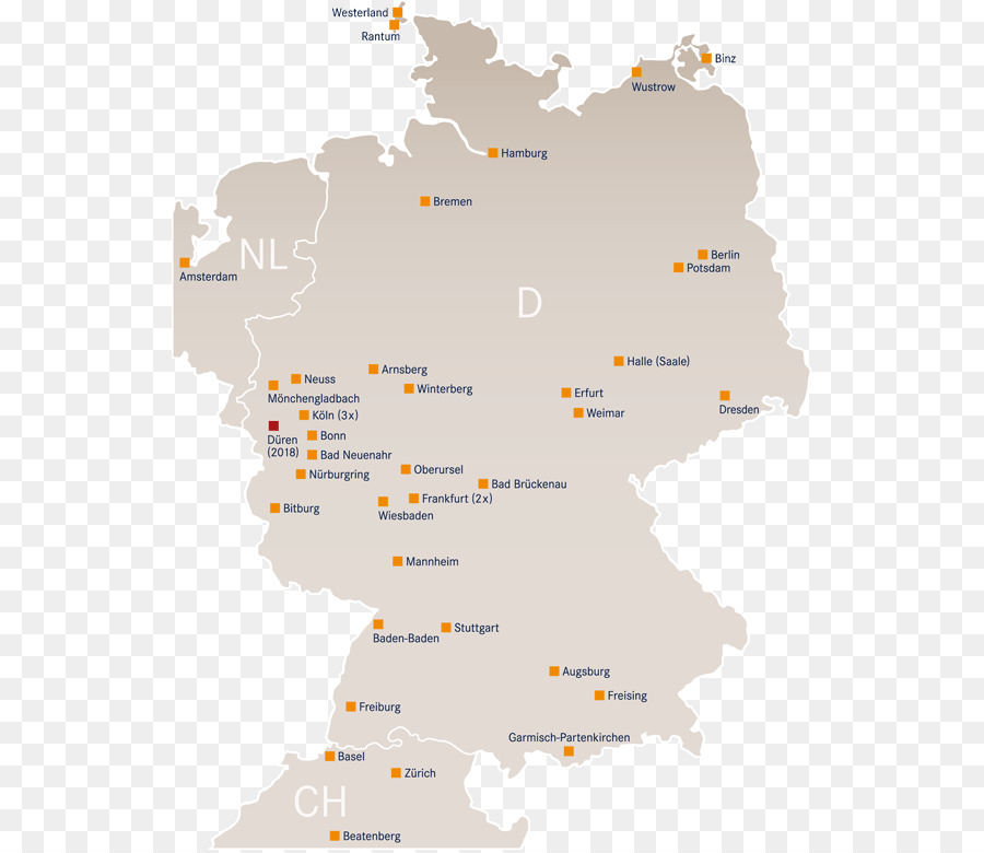 Alemania，Mapa PNG