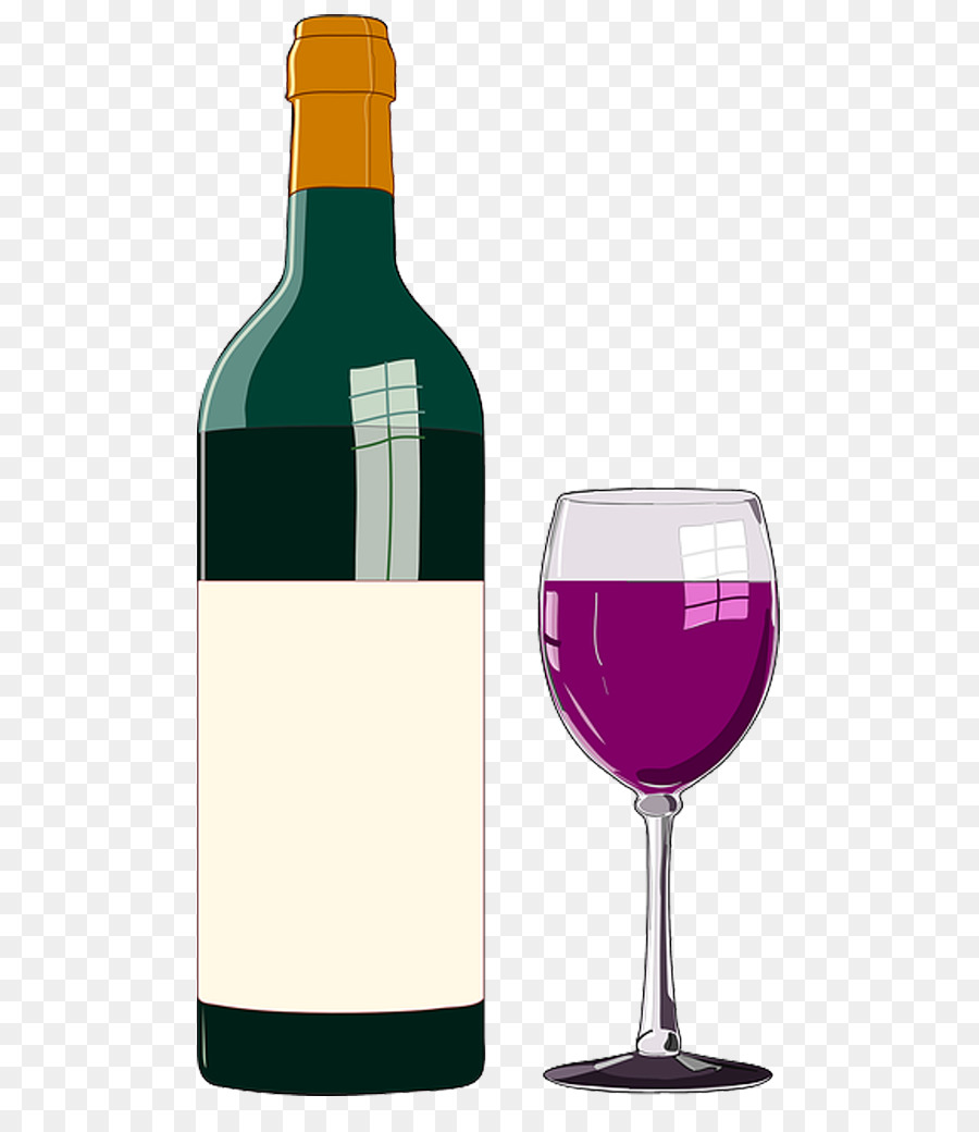 Botella De Vino，Vaso PNG