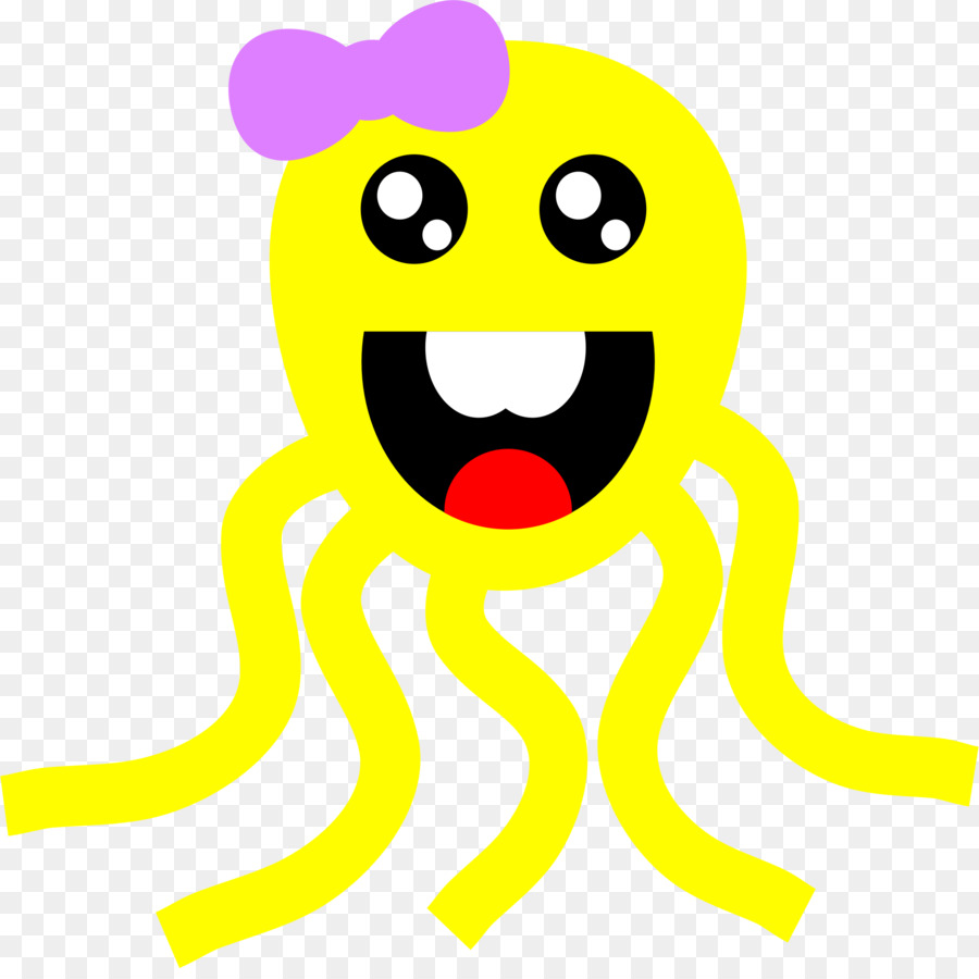 Pulpo，Sonriente PNG