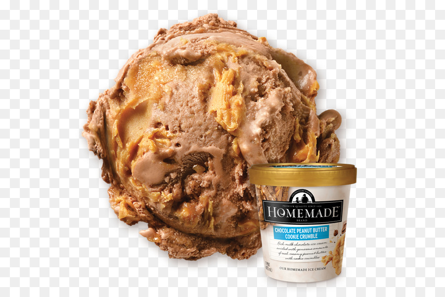 Galletas De Mantequilla De Maní，Helado PNG