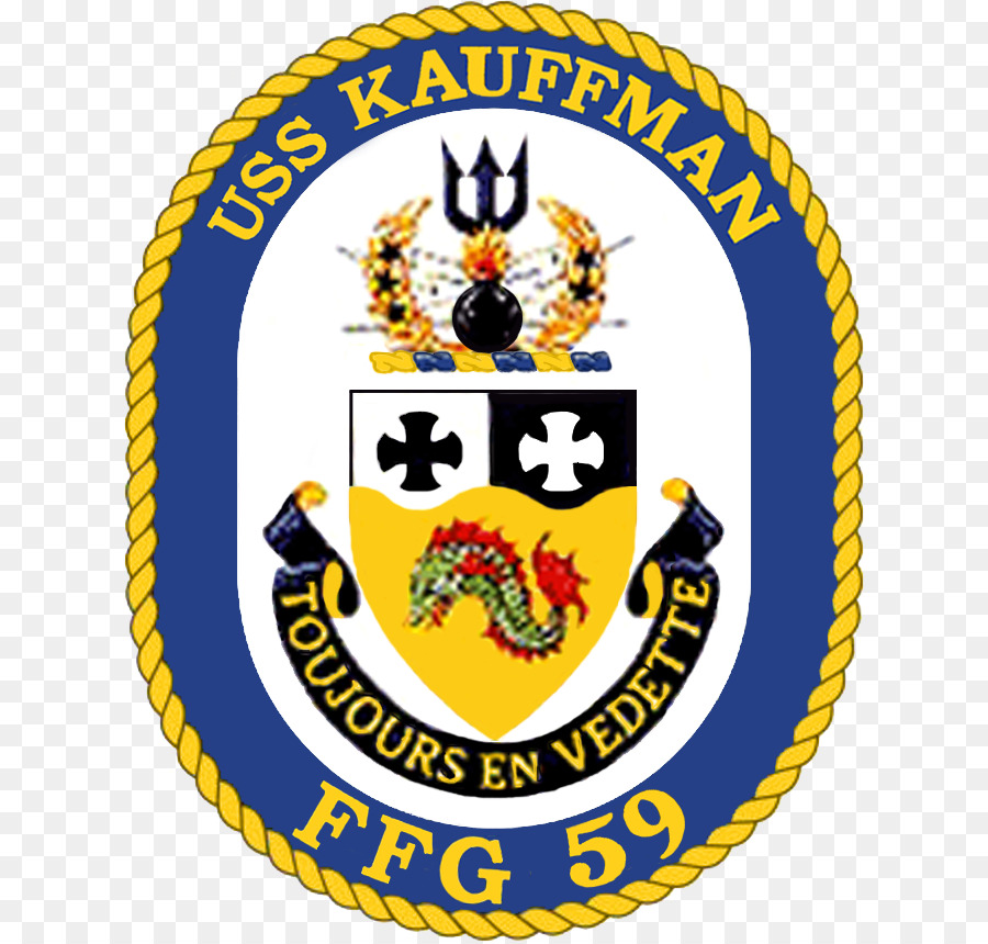 Uss Kauffman Ffg 59，Oliver Hazard Perryclass Fragata PNG