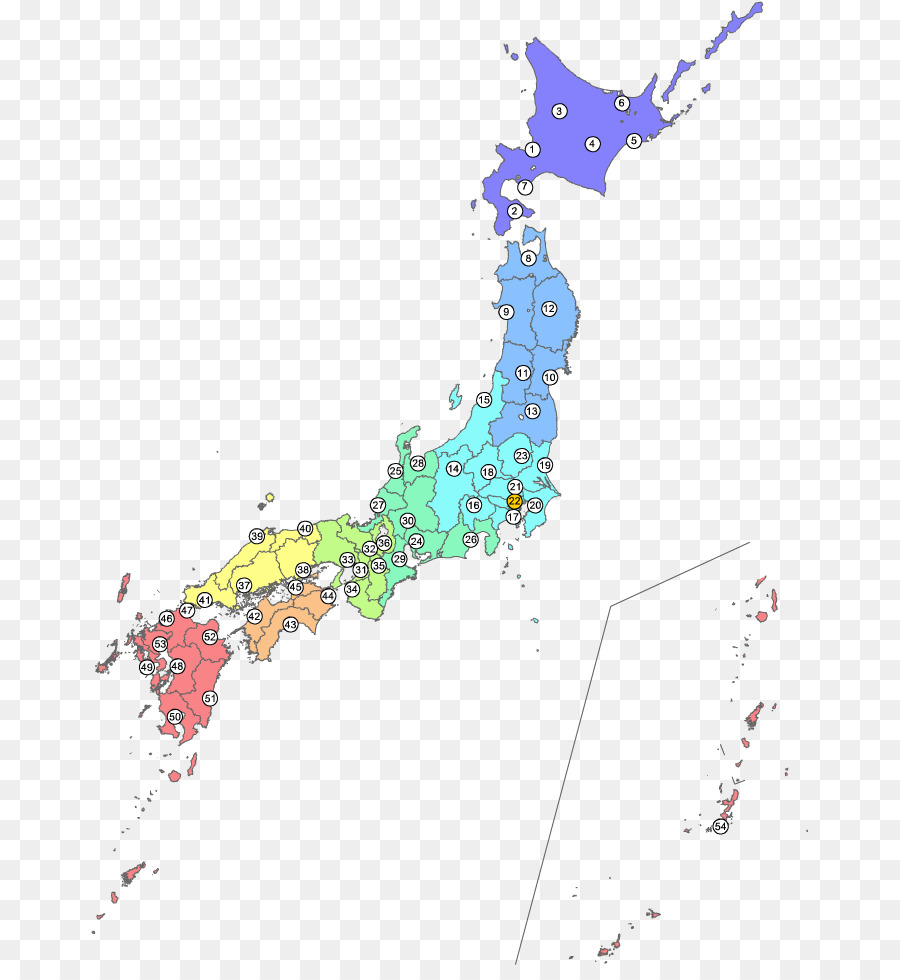 Mapa De Japón，País PNG