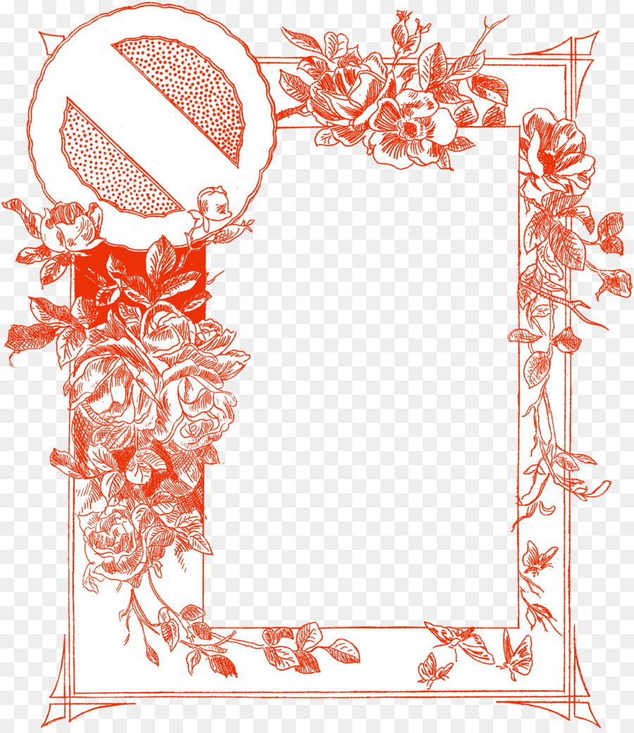 Diseño Floral，La Calcomanía De Pared PNG