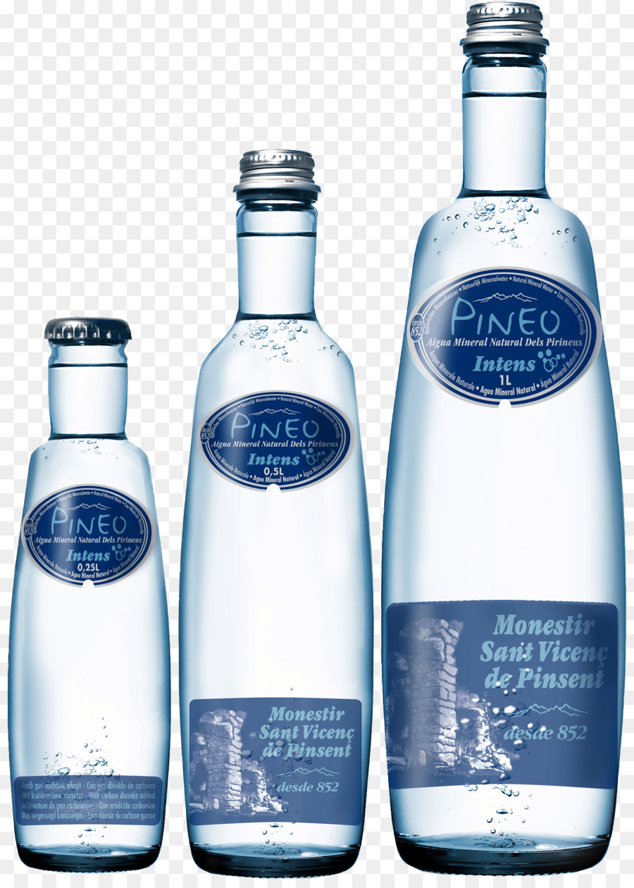 Botellas De Agua，Pino PNG