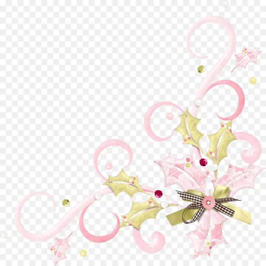 Diseño Floral，Bordes Y Marcos PNG