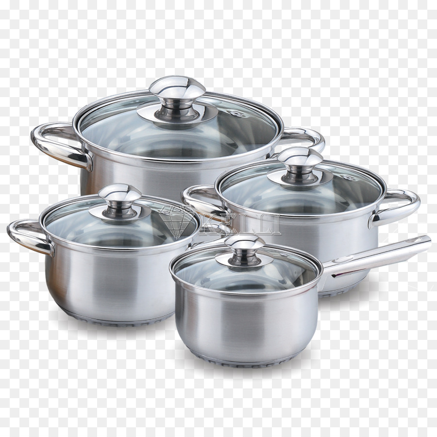 Juego De Utensilios De Cocina De Acero Inoxidable，Montones PNG