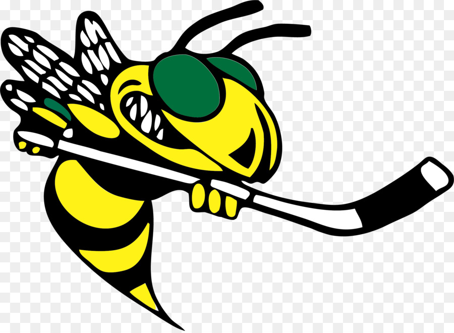 Abeja De Hockey，Amarillo PNG