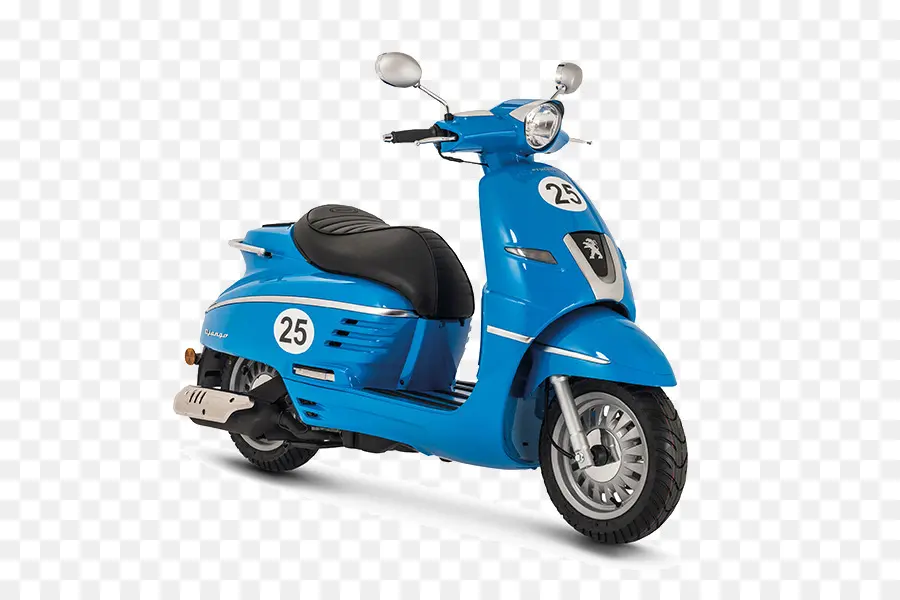 Vespa Azul，Moto PNG