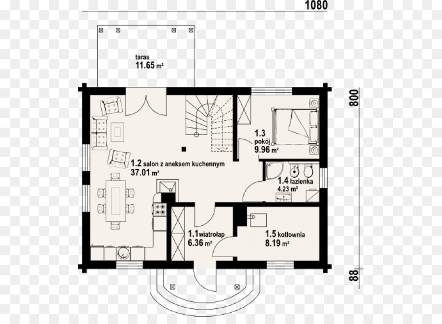 Plan De Piso，Casa PNG