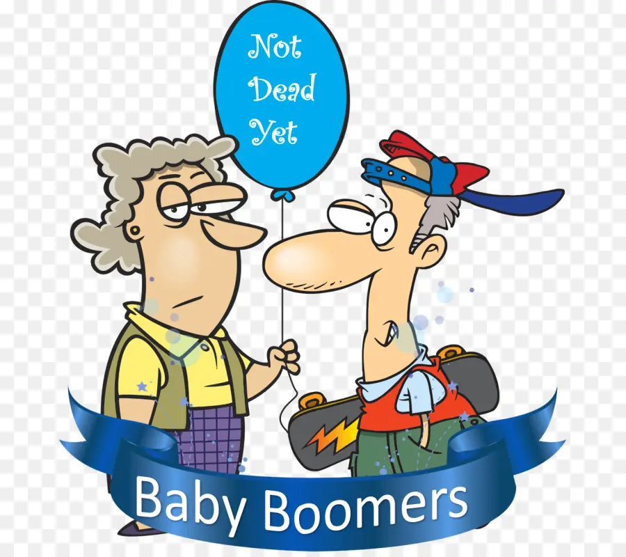 Los Baby Boomers，Millennials PNG