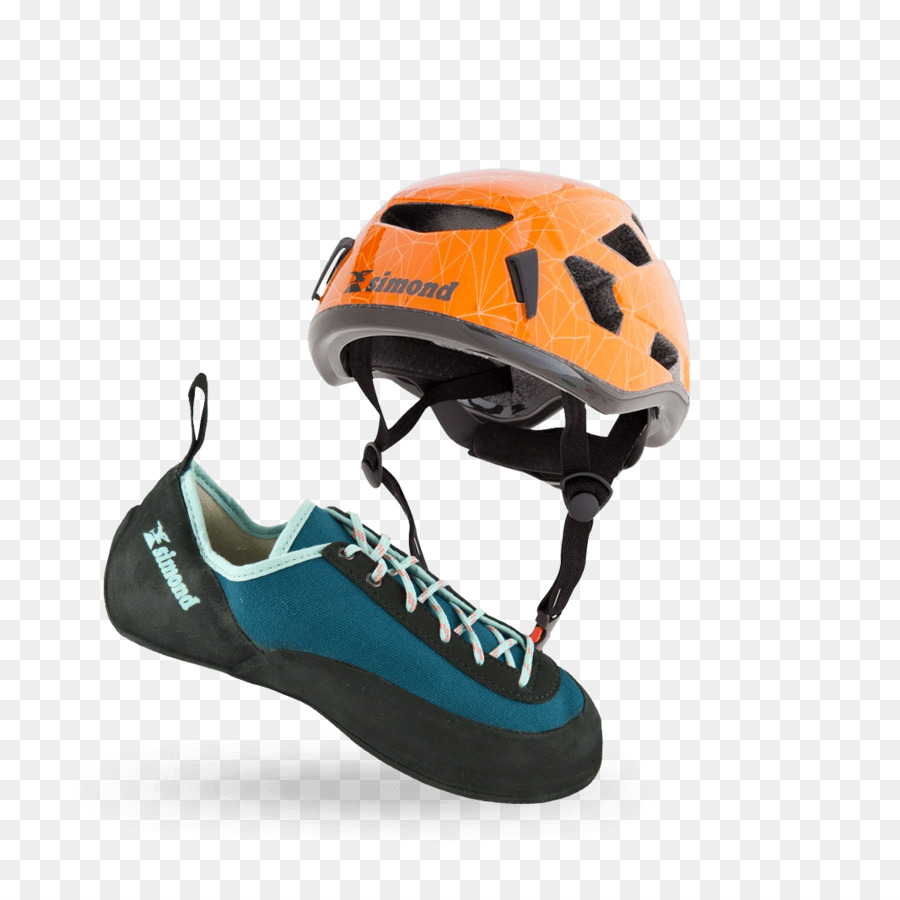 Decathlon Simond Calcit De La Luz Ii Casco Naranja，La Escalada PNG