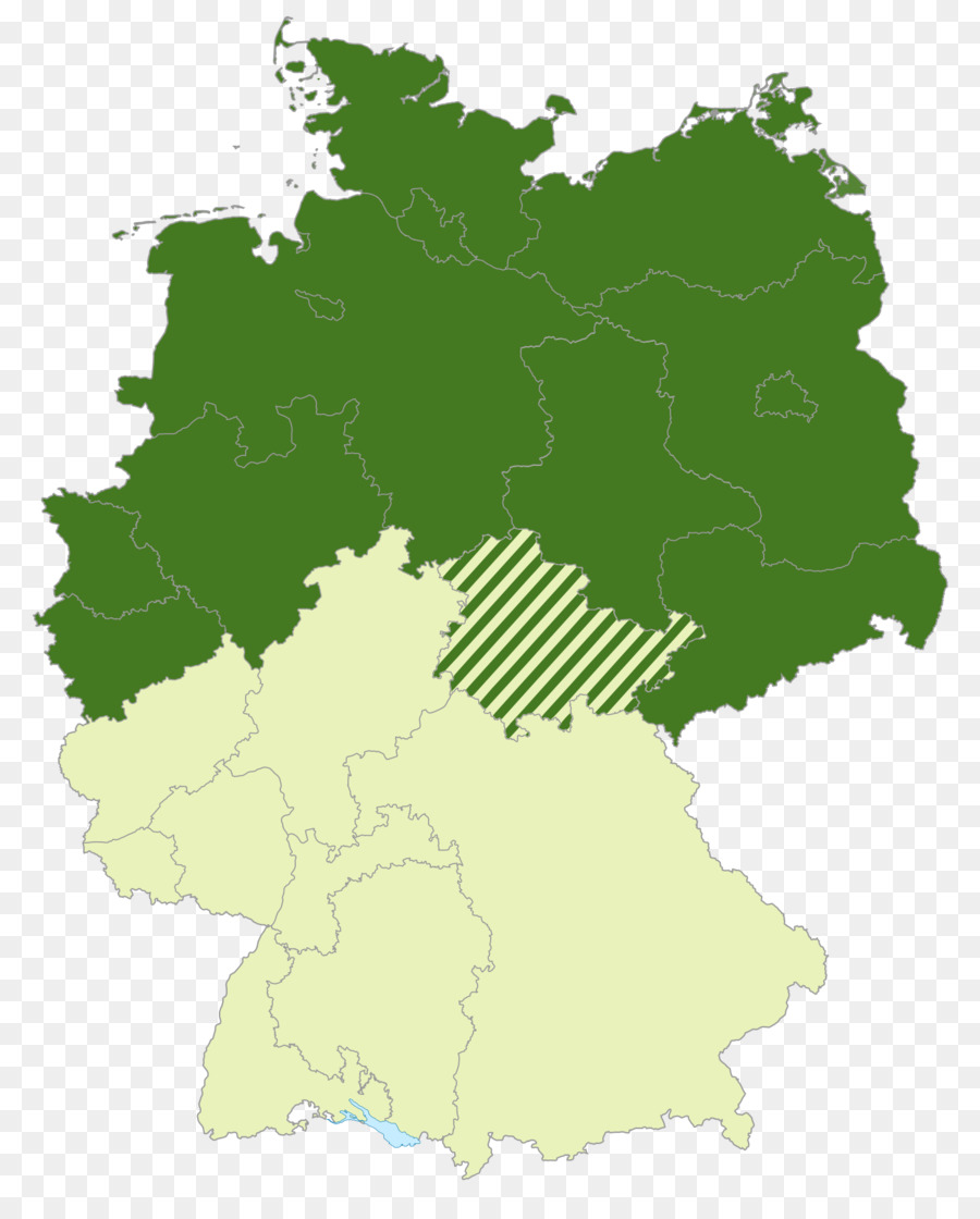 Mapa De Alemania，Regiones PNG