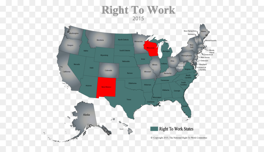 Estados Unidos De América，Righttowork Ley PNG