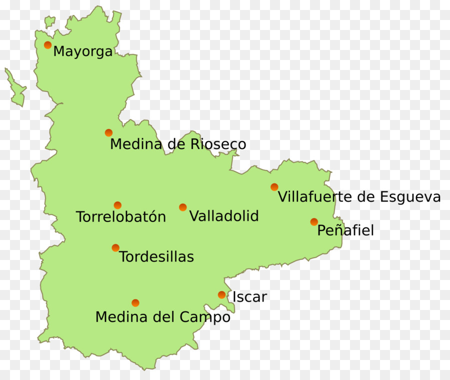 Valladolid，Mapa PNG