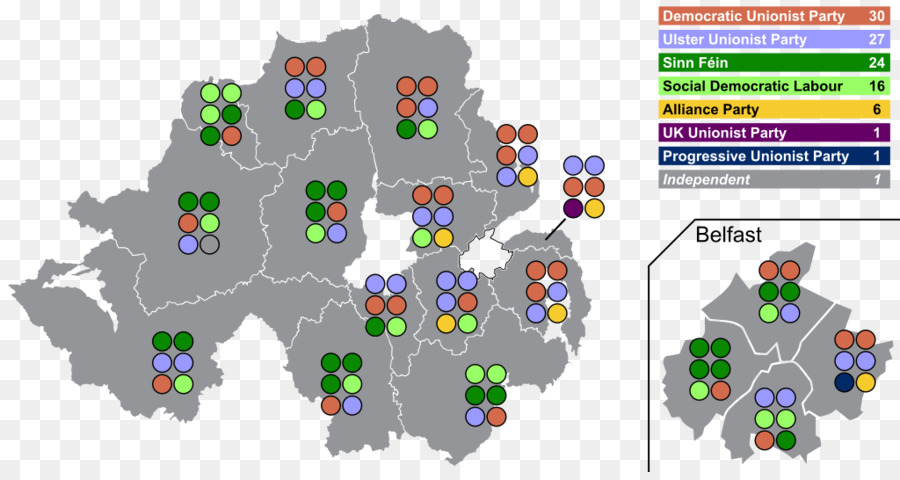Irlanda Del Norte，Asamblea De Irlanda Del Norte De Las Elecciones De 2017 PNG