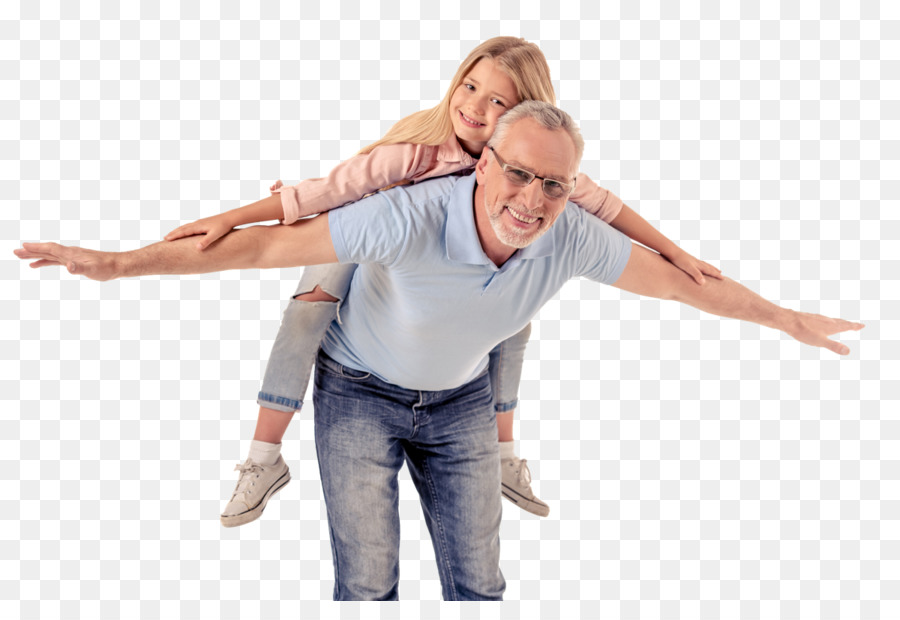 Abuelo Y Nieta，A Cuestas PNG