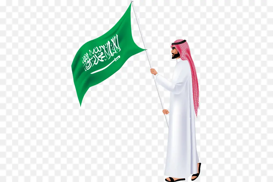 Bandera De Arabia Saudita，Hombre PNG