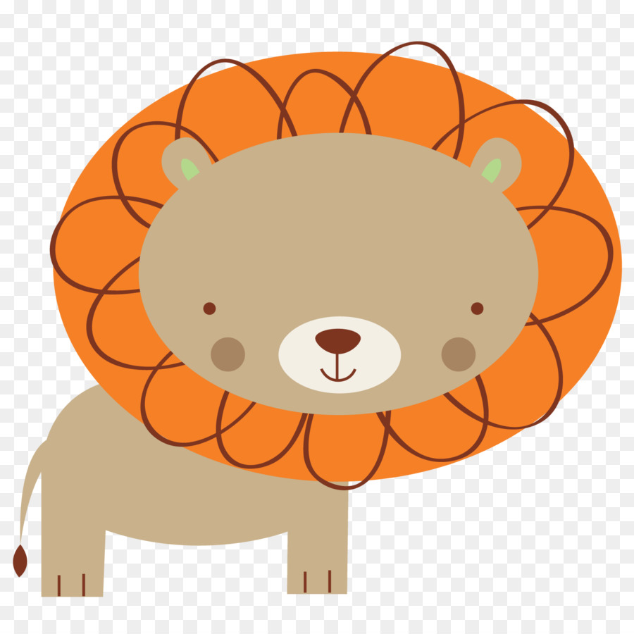 Lindo León，Dibujos Animados PNG