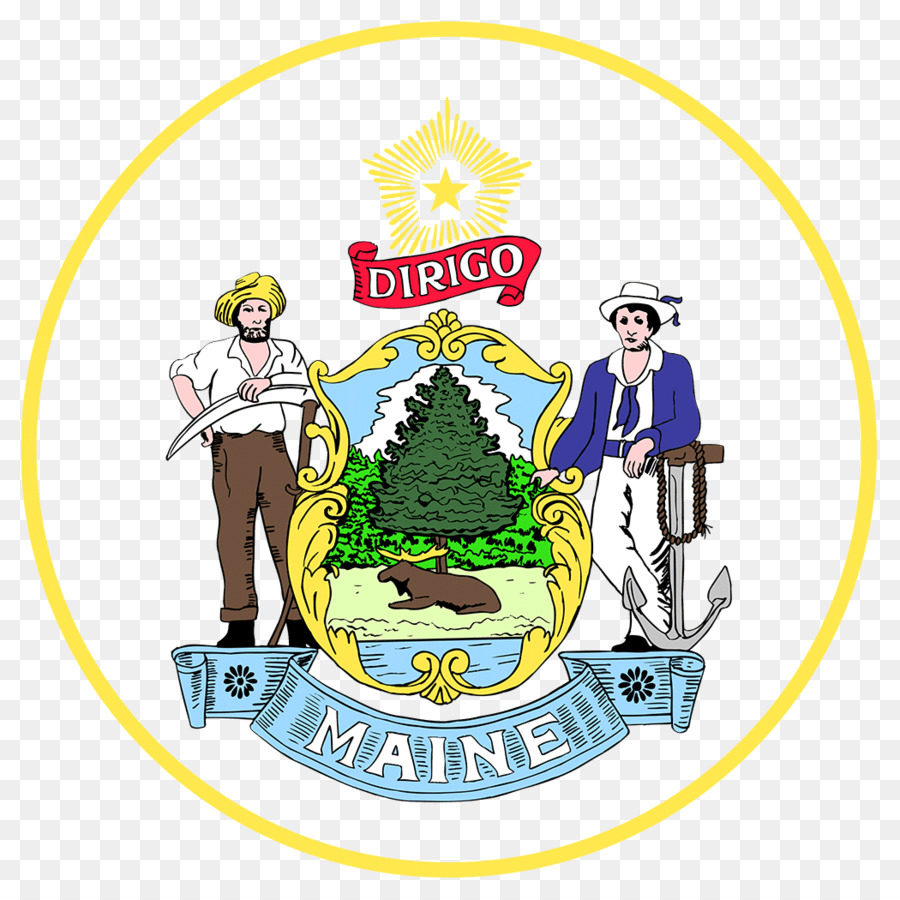 El Estado De Maine，Sello De Maine PNG