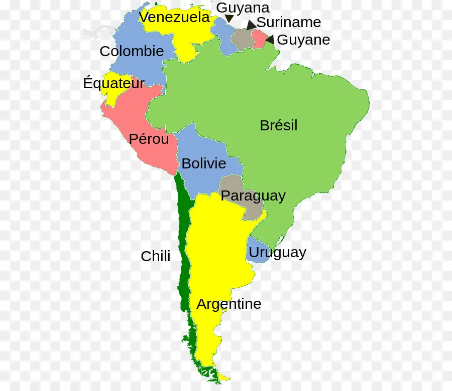 América Del Sur，Estados Unidos De América PNG