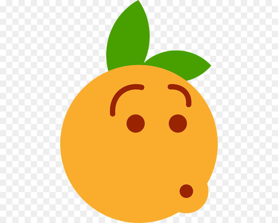 Emoji Naranja，Fruta PNG