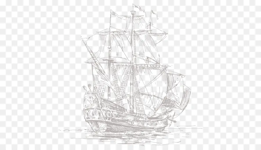 Brigantine，Galeón PNG