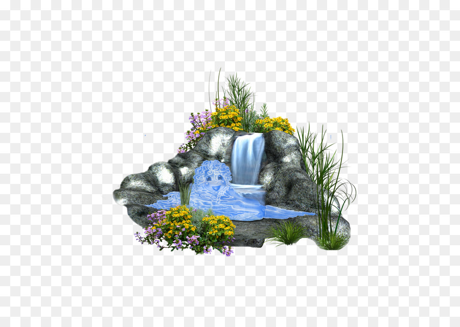 Jardín De Agua，Roca PNG