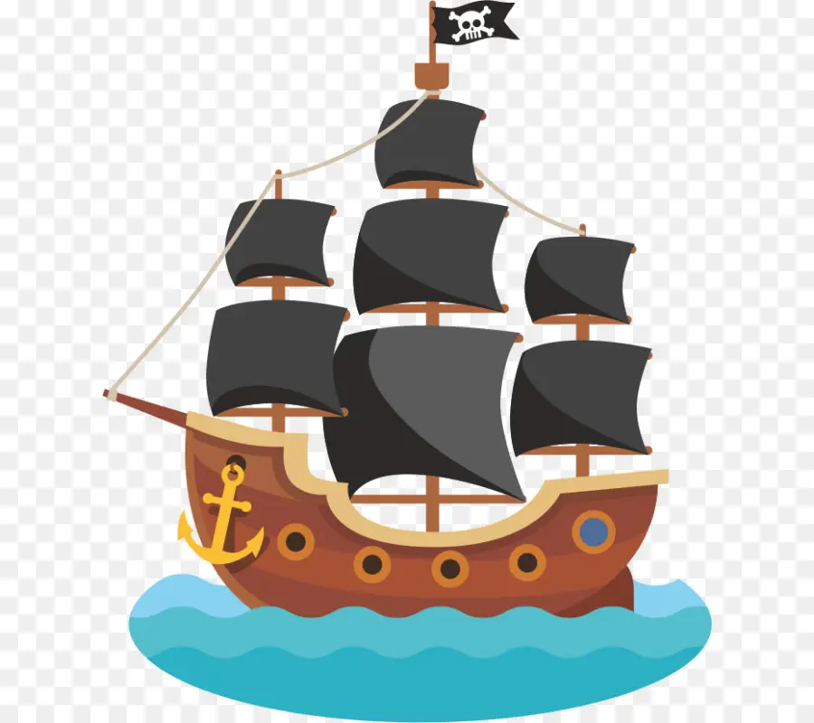 Barco Pirata，Paño PNG