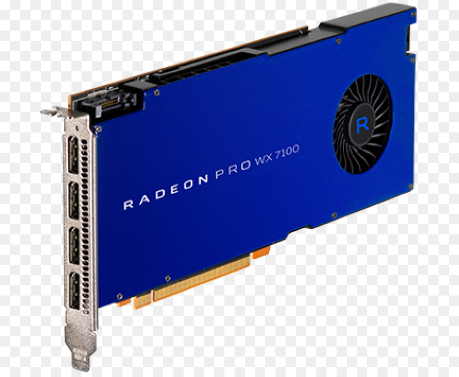 Las Tarjetas Gráficas De Los Adaptadores De Vídeo，Amd Radeon Pro Wx 7100 PNG