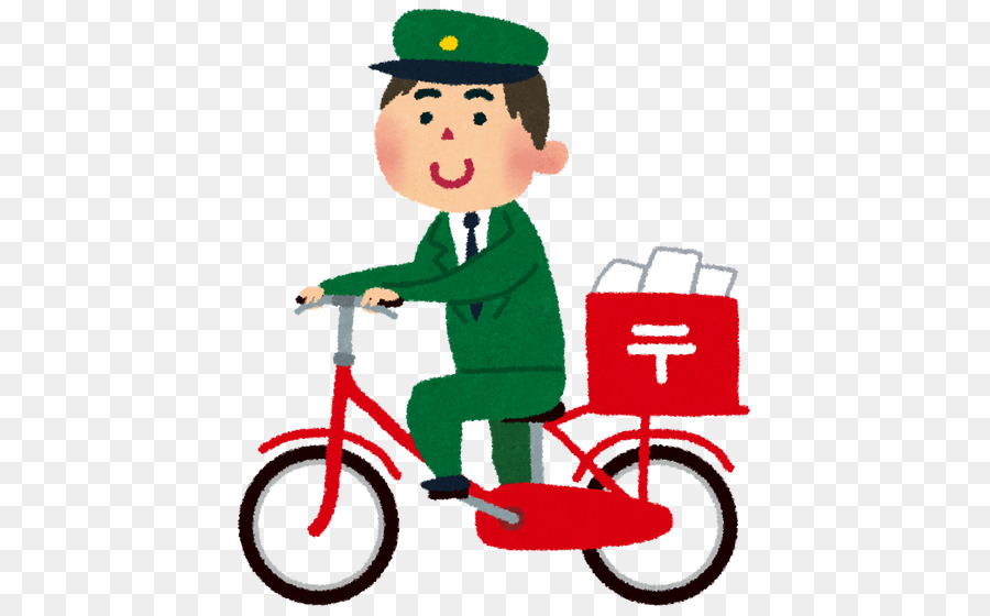 Cartero En Bicicleta，Correo PNG