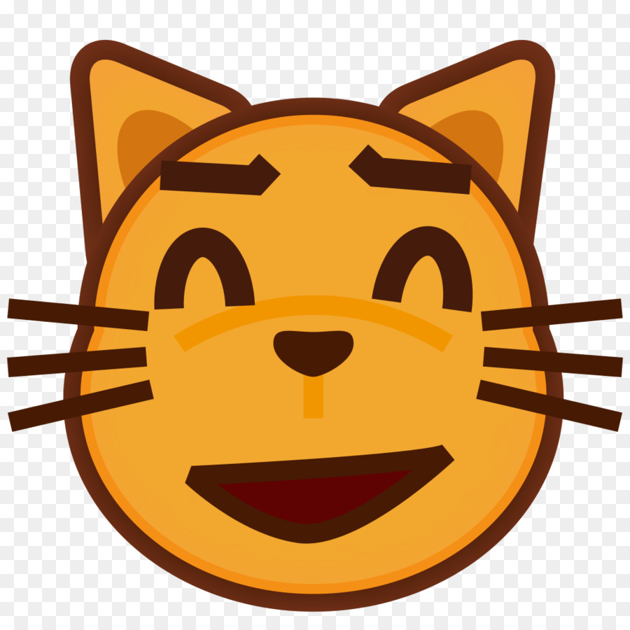 Cara Con Lágrimas De Alegría Emoji，Gato PNG