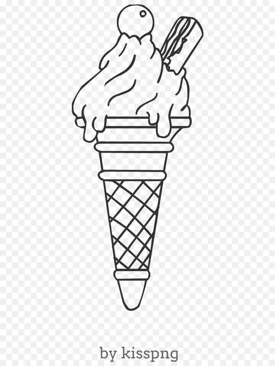 Conos De Helado，Helado PNG