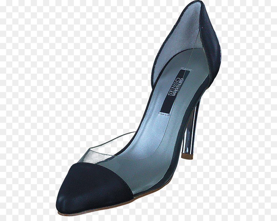 Tacón Alto Negro，Zapato PNG