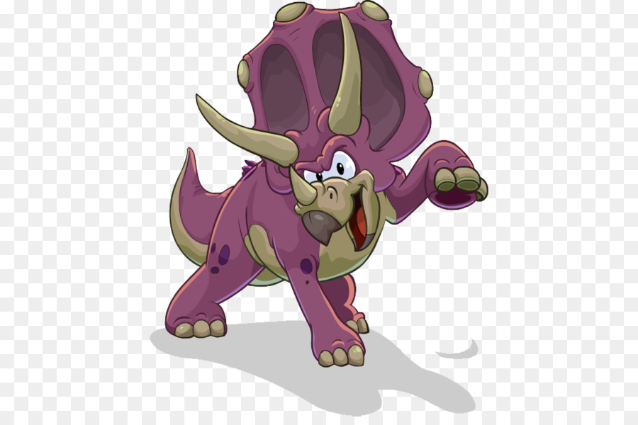 Club Penguin，Triceratops PNG