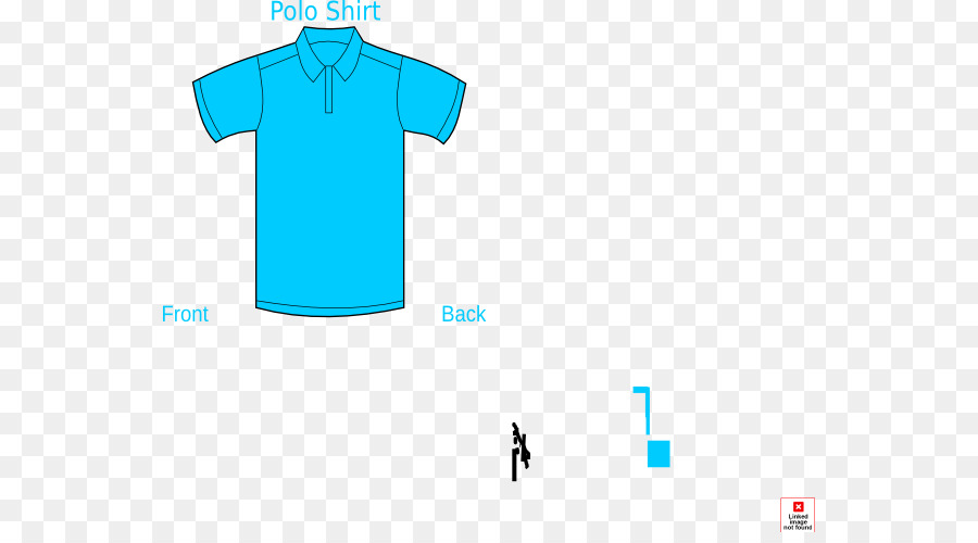 Camiseta，Azul PNG