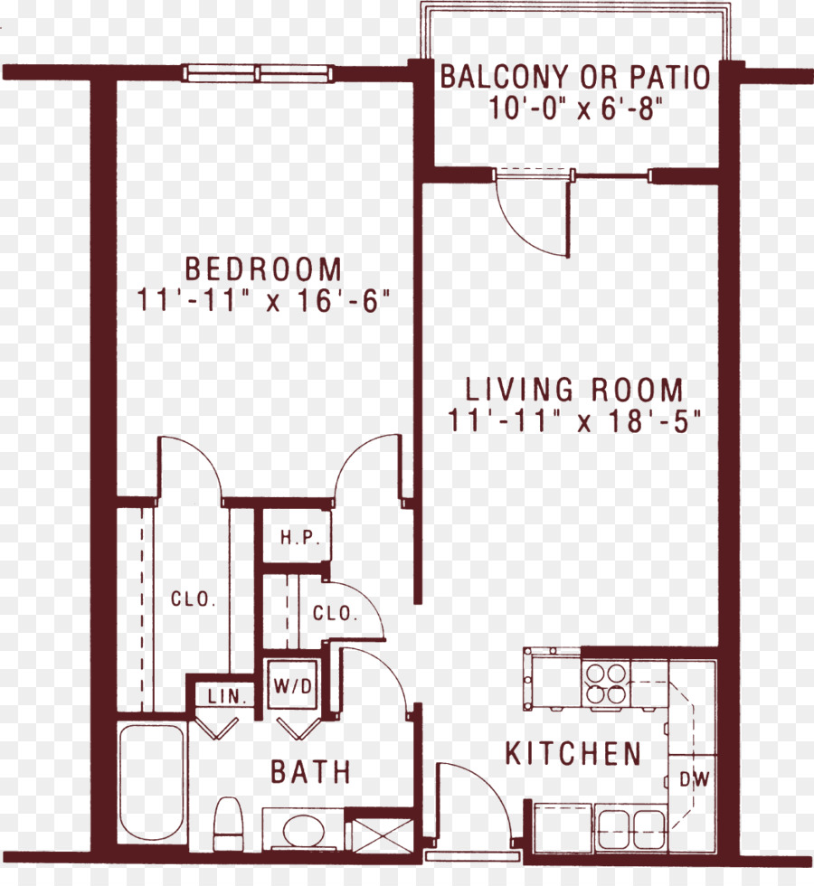 Plan De Piso，Apartamento PNG