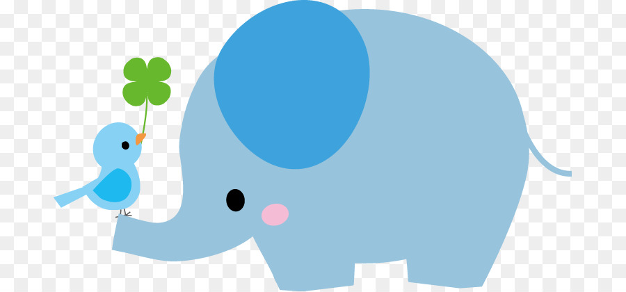 Elefante Azul，Pájaro PNG