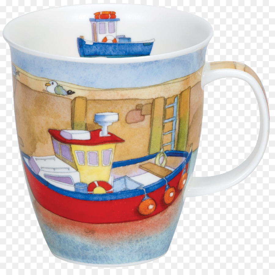 Taza，Dunoon Barcos A Flote Azul Nevis Forma De Taza PNG