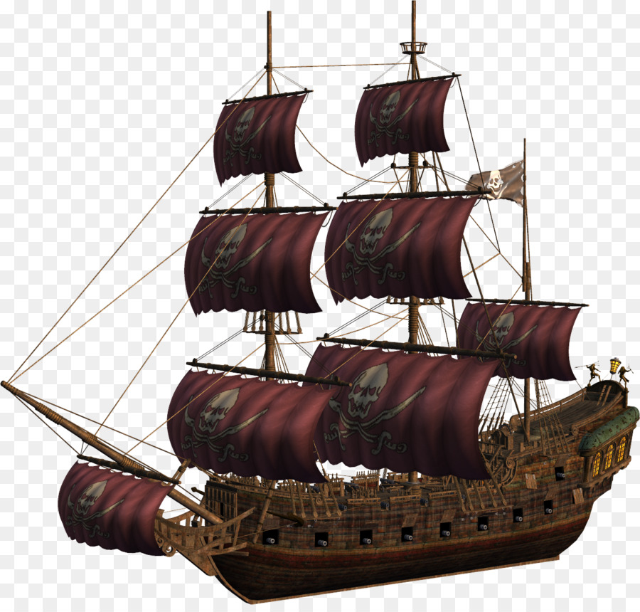 Barco Pirata，Paño PNG