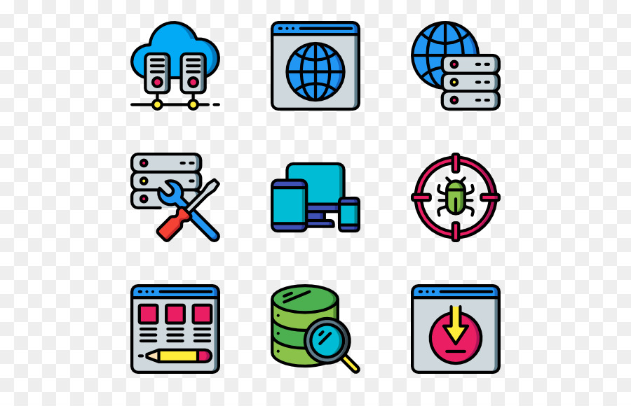 Iconos De Base De Datos，Servidor PNG