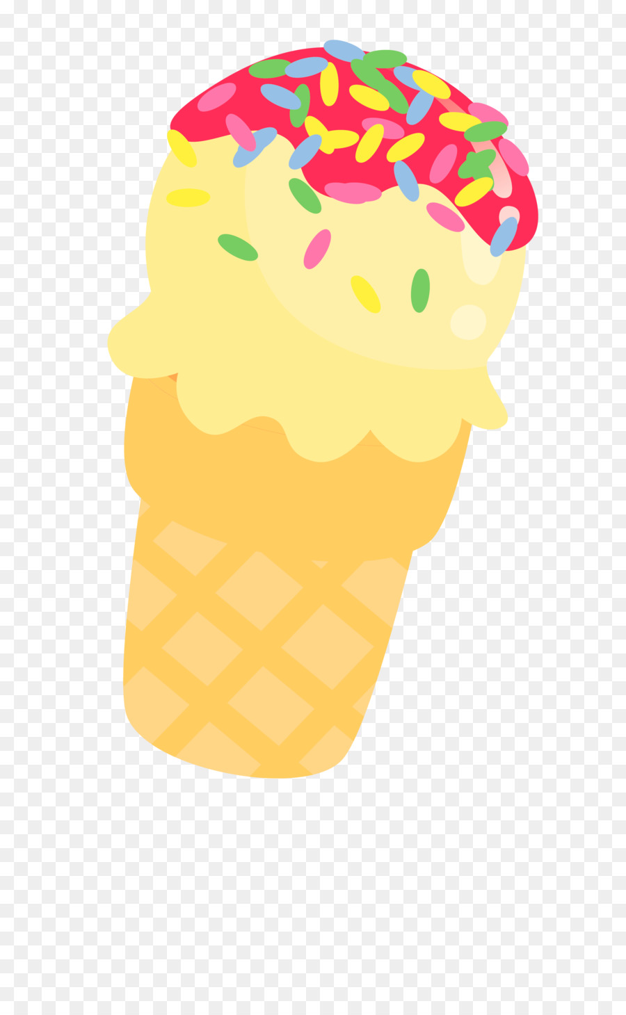 Conos De Helado，Helado PNG