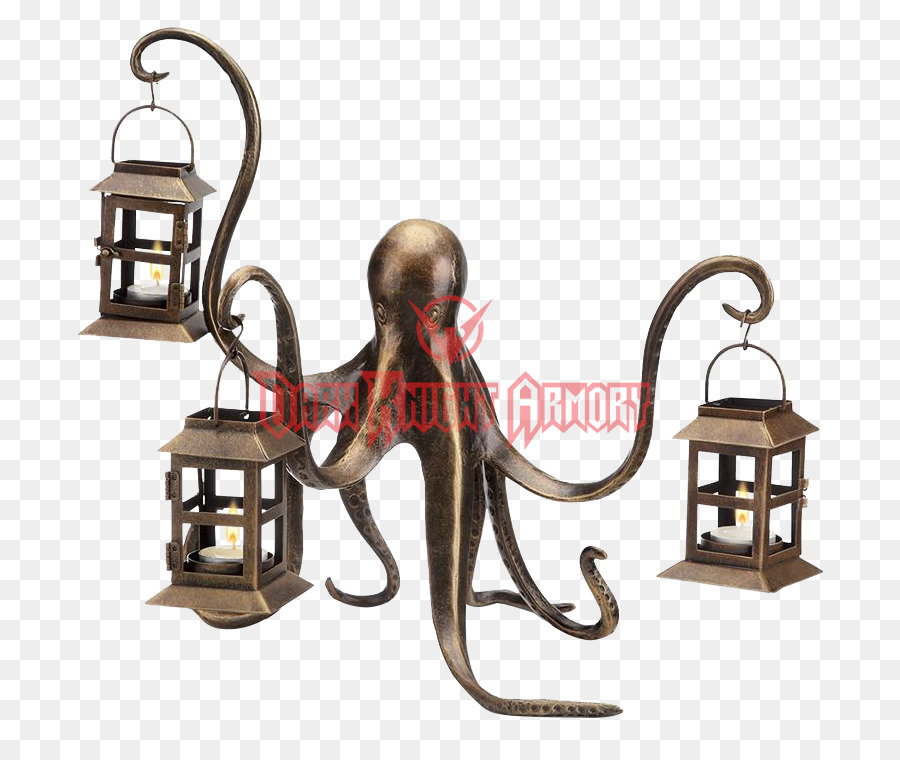 Porta Farol De Pulpo，Metal PNG