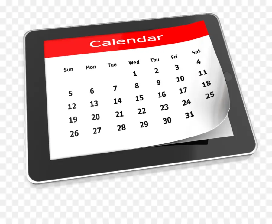 Calendario，Tableta PNG